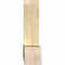 Ekena Millwork Portland Rough Sawn Timber Gable Bracket, Douglas Fir, 72"W x 24"H x 6"D x 6"F, 8/12 Pitch GBW072X24X0606POR00RDF - alternate 3